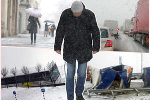 LJUDI ZBOG SNEGA OSTALI PARALISANI NA NEKOLIKO MESTA: Saobraćaj na auto-putu Miloš Veliki normalizovan, sutra bez padavina