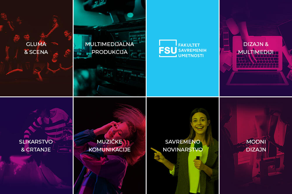 FSU, Fakultet savremenih umetnosti, kreativne radionice