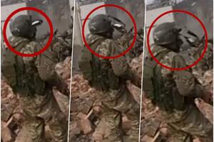 UZNEMIRUJUĆI SNIMAK! Ukrajinski snajperista pogađa u glavu ruskog vojnika, a ovaj ustaje i sleže ramenima: MORA DA SAM ŽIV!