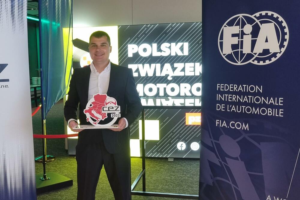 SVEČANO PROGLAŠENJE ŠAMPIONA! Uroš Brkić primio trofej: Naš as najbolji na brdskim trkama u Centralnoj Evropi