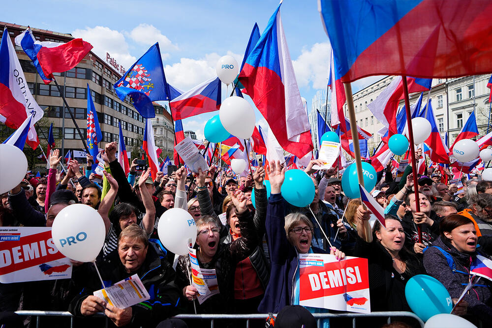 Češka, protest, protesti