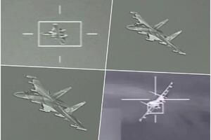 PRESRETANJE NA NEBU IZNAD SIRIJE: Ovako je izgledao bliski susret američkog borebog aviona sa ruskim SU-35!
