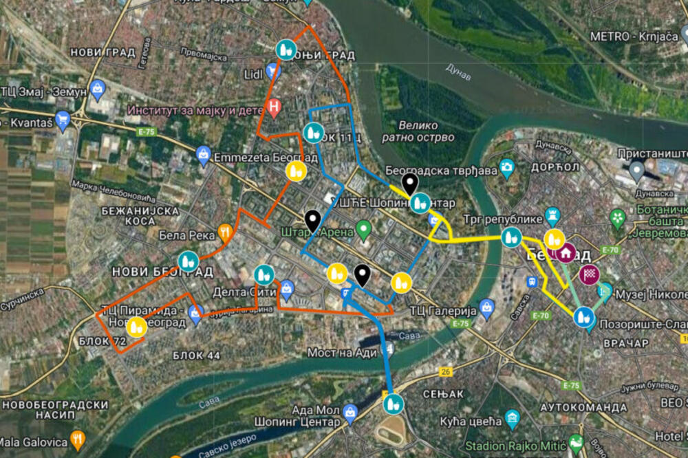 AKO VAM PAUK NOĆAS ODNESE AUTO EVO KAKO DA GA NAĐETE! Ovo je detaljan spisak ulica koje se sutra ZATVARAJU u Beogradu!