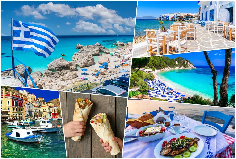 Grčka, letovanje, odmor, letovanje u Grčkoj, giros, grčke plaže, grčka hrana