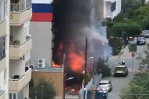 GORI RUSKI CENTAR U NIKOZIJI: Sumnjaju da je podmetnut požar! VIDEO