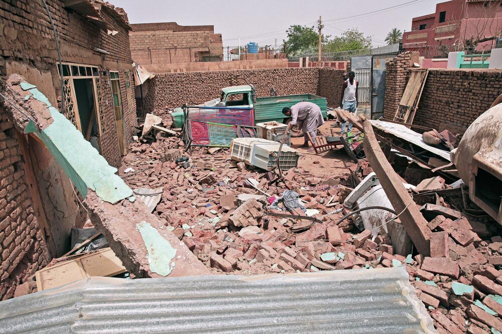Razaranje: Jedna od uništenih kuća
