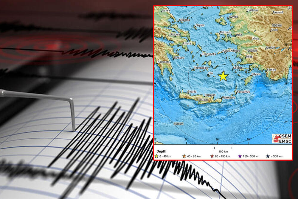 SNAŽAN ZEMLJOTRES POGODIO GRČKU: Epicentar potresa u Egejskom moru TRESLO SE POZNATO LETOVALIŠTE (FOTO)
