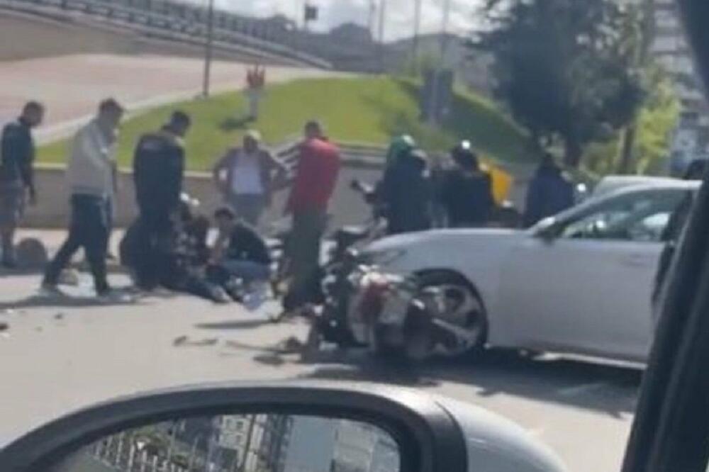 REPREZENTATIVAC BIH IZAZVAO SAOBRAĆAJKU: Automobilom udario motociklistu, pa završio u policiji