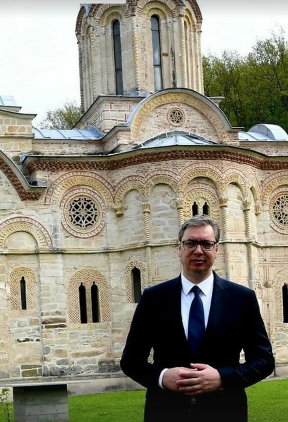 Aleksandar Vučić, manastir Ljubovija