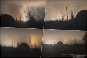 RUSI PODIGLI 21 STRATEŠKI BOMBARDER, UKRAJINA GORI! Rakete padaju po glavnom skladištu ukrajinske vojske - u toku ODMAZDA ZA KRIM!