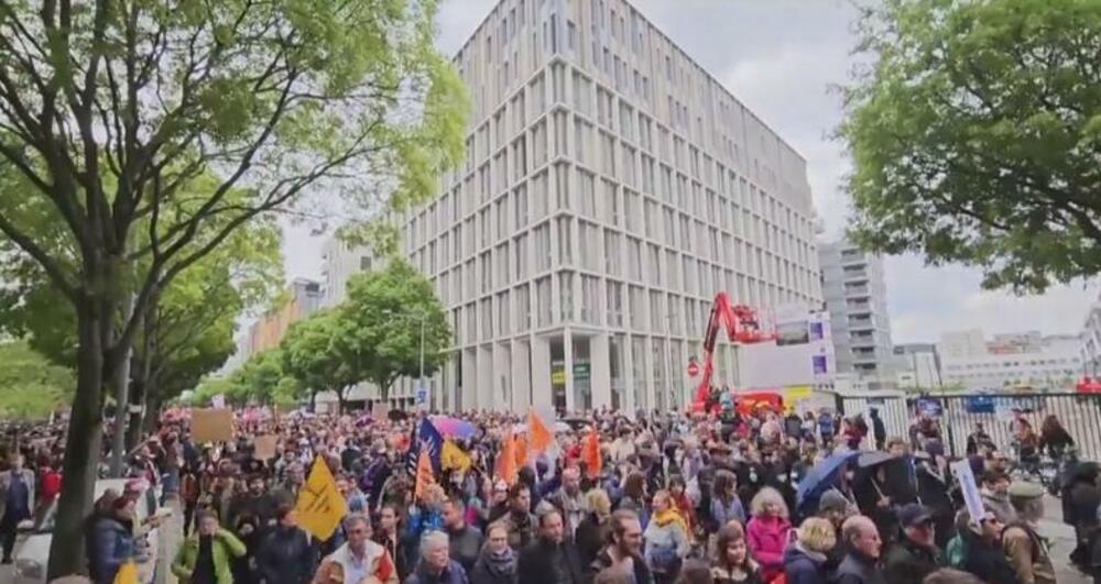 Francuska, 1. maj, protest