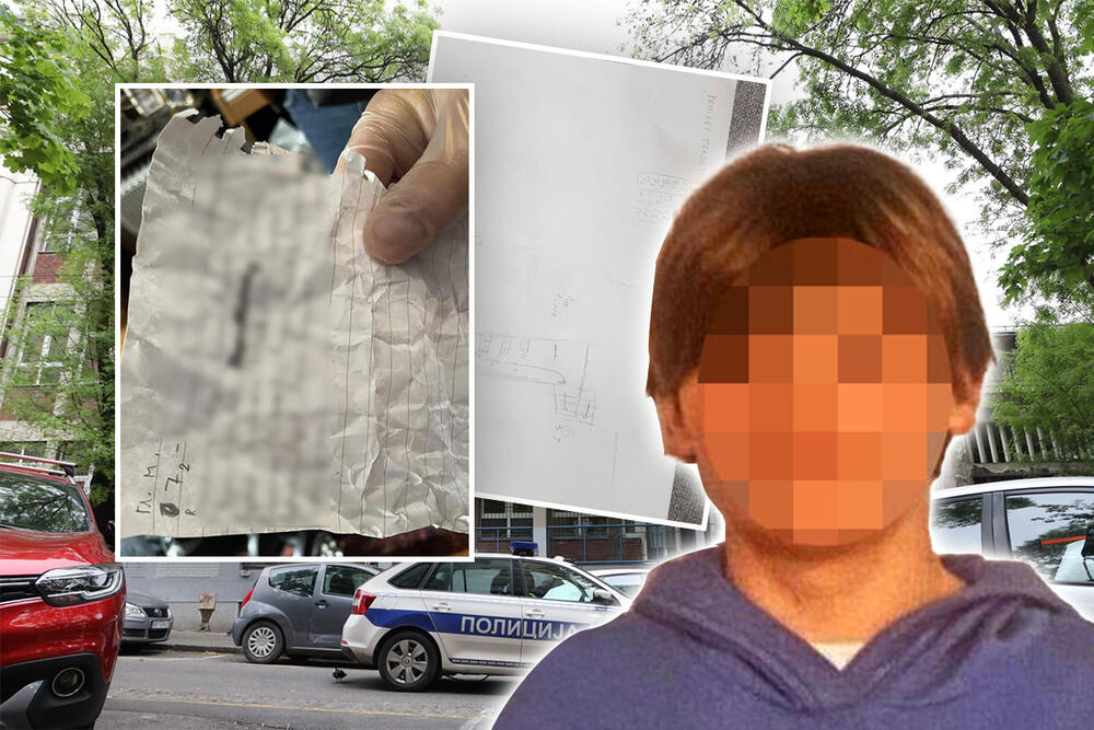 policija pronašla spisak za likvidaciju i plan zločina kod dečaka u sobi