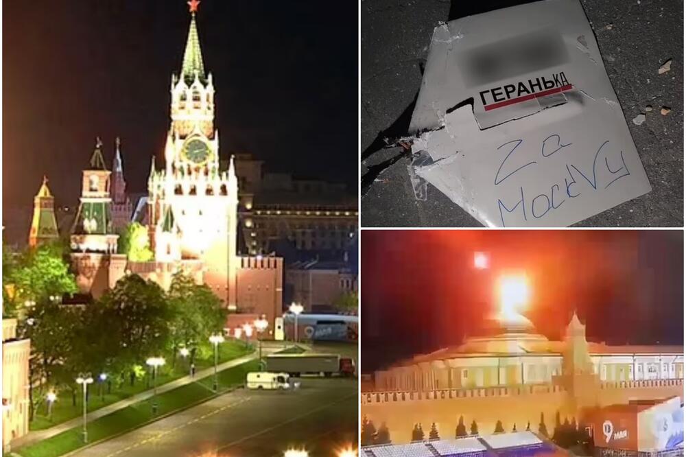 PUTINOVA OSVETA ZA NAPAD NA KREMLJ! Ukrajina u plamenu, dronovi puni eksploziva sa natpisom "za Moskvu" pljušte nad Kijevom!