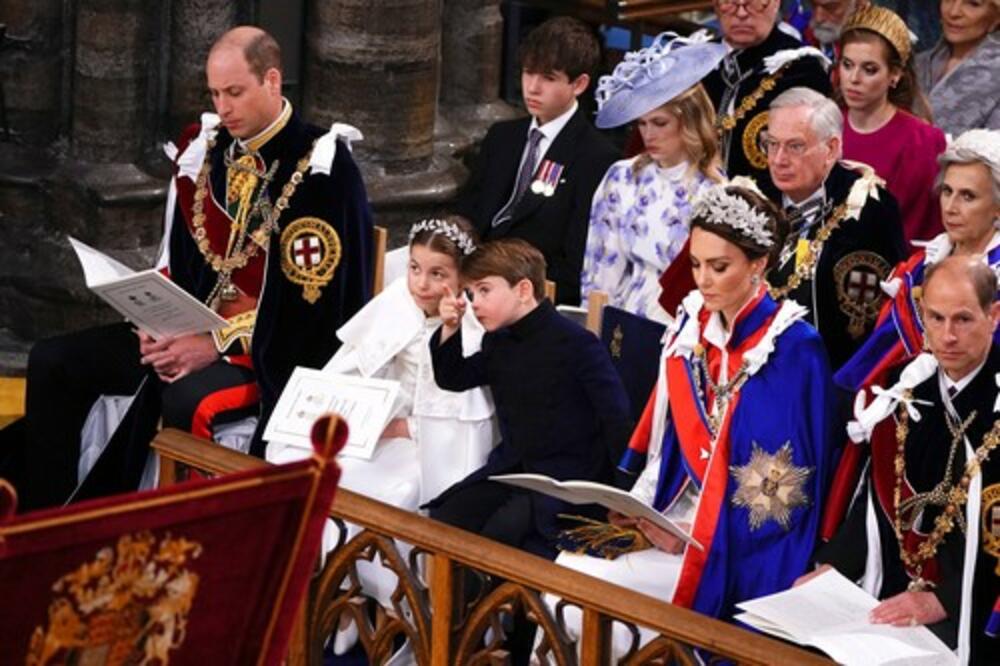 princ Luis, princ Vilijam, princeza Šarlot, Kejt Midlton