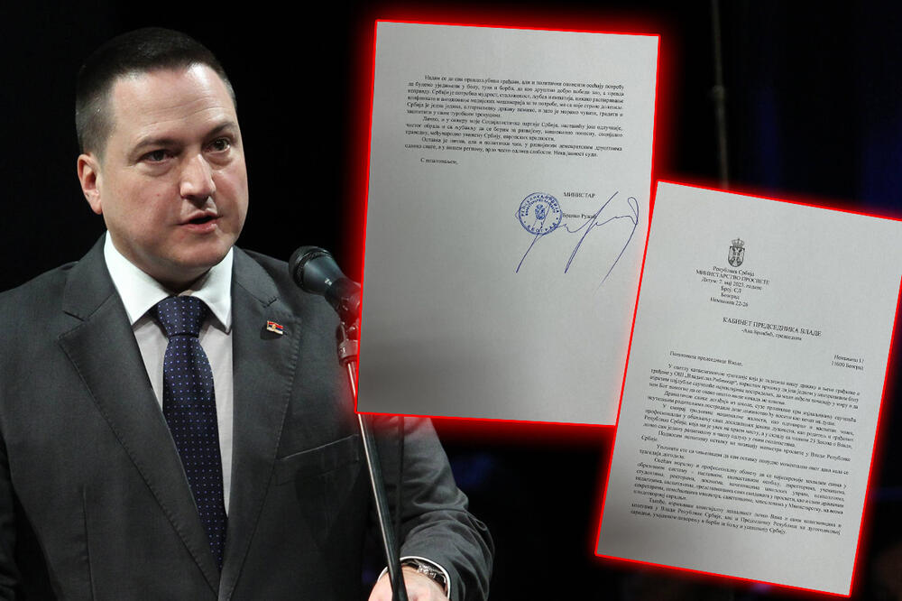 KURIR SAZNAJE: Ministar prosvete Branko Ružić podneo neopozivu ostavku (FOTO)