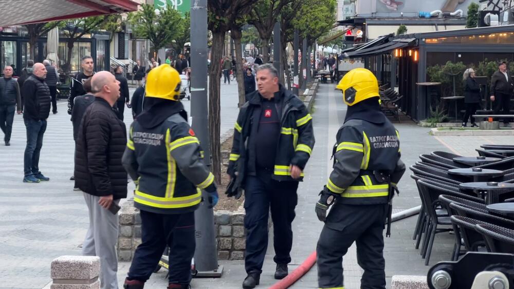 požar, vatrogasci, Novi Pazar