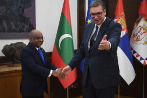 PREDSEDNIK VUČIĆ SA MINISTROM ABDULOM ŠAHIDOM: Zahvalio sam na stavu Maldiva po pitanju Kosova i Metohije