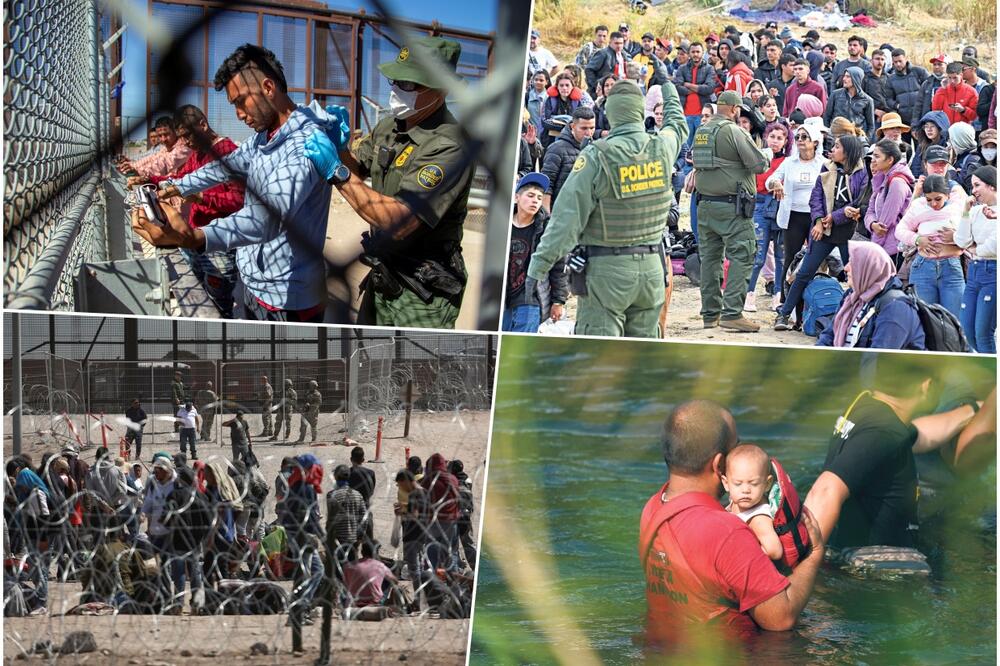OPSADNO STANJE NA GRANICI SAD I MEKSIKA: Posle ukidanja Člana 42, hiljade ilegalnih imigranata pokušavaju da uđu u Ameriku!