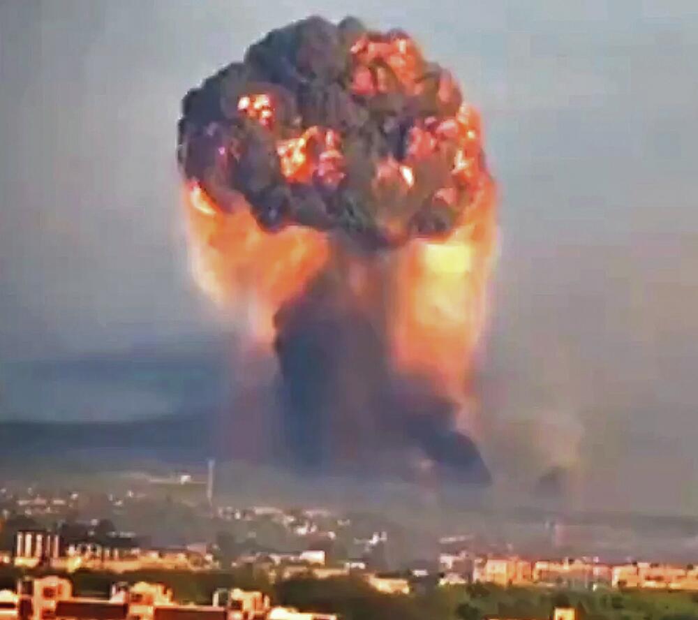 eksplozija, Rat u Ukrajini