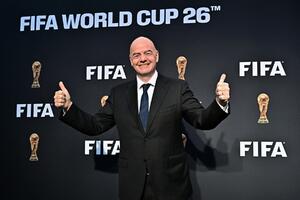 SVEČANA CEREMONIJA U LOS ANĐELESU: Ronaldo i Infantino otkrili logo za Svetsko prvenstvo 2026. godine (VIDEO)