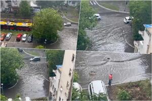 POTOP U BEOGRADU POSLE NEVREMENA: Sarajevska pod vodom, potoci teku Brankovim mostom, Čukaričkom padinom