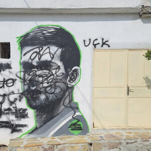 SRAMOTA: Uništen mural Novaka Đokovića zbog njegove izjave o Kosovu