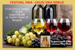 UKUSI VINA SRBIJE: Festival za sve ljubitelje vina u sredu u centru Beograda