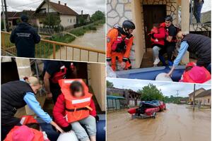 EVAKUISANE 24 OSOBE KOD ŠAPCA: Vatrogasno-spasilačke ekipe tokom noći crpele vodu iz poplavljenih objekata