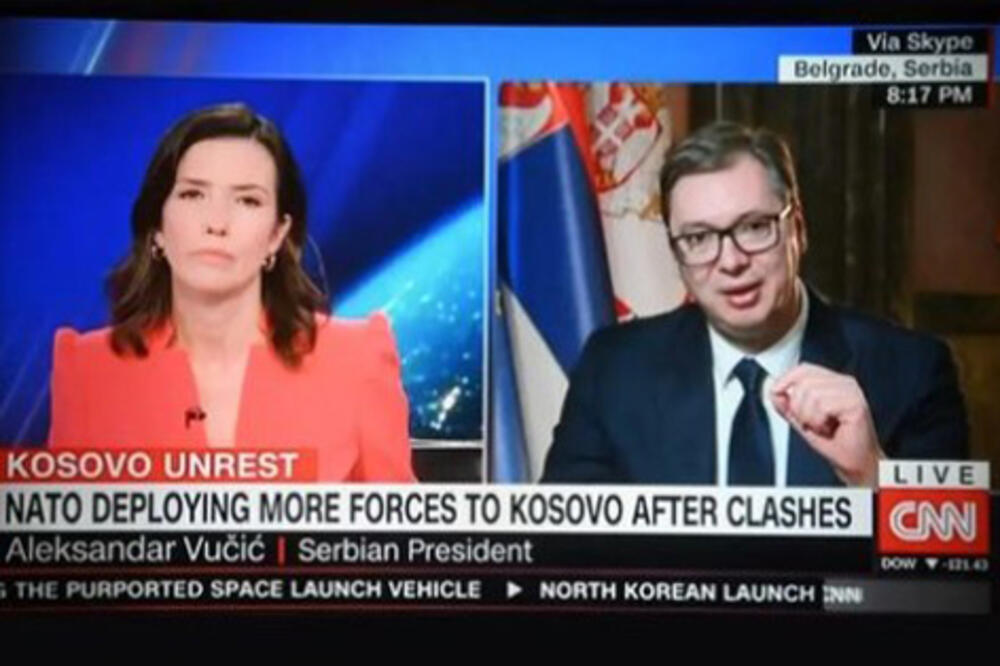 VUČIĆ ZA CNN: Od početka godine upucano 6 srpskih civila, od čega dvoje dece! Srbija želi mir, ne treba nam eskalacija