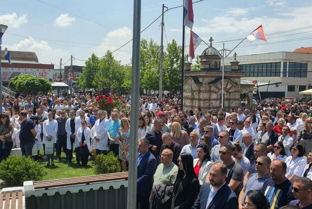 Kosovo, KiM, protesti, Gračanica