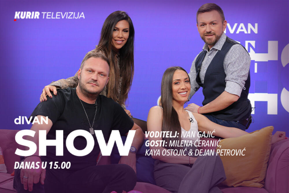 "dIvan show" I OVOG VIKENDA OBEĆAVA SJAJNU ZABAVU I ODLIČNE GOSTE! Kaya, Milena Ćeranić i Dejan Petrović kakve niste upoznali