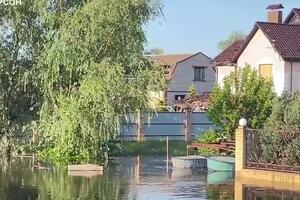DELOVI HERSONA VEĆ POD VODOM Posle rušenja brane, poplava ugrožava 16.000 ljudi, sledećih 5 sati biće KRITIČNO (VIDEO)