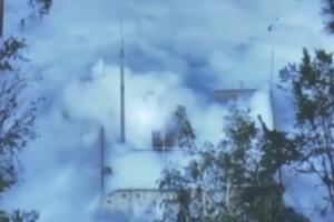 DA LI ISTOKU UKRAJINE PRETI JOŠ JEDNA KATASTROFA? Bombardovan cevovod koji prenosi amonijak, kroz šumu KULJA OTROVNI GAS (VIDEO)