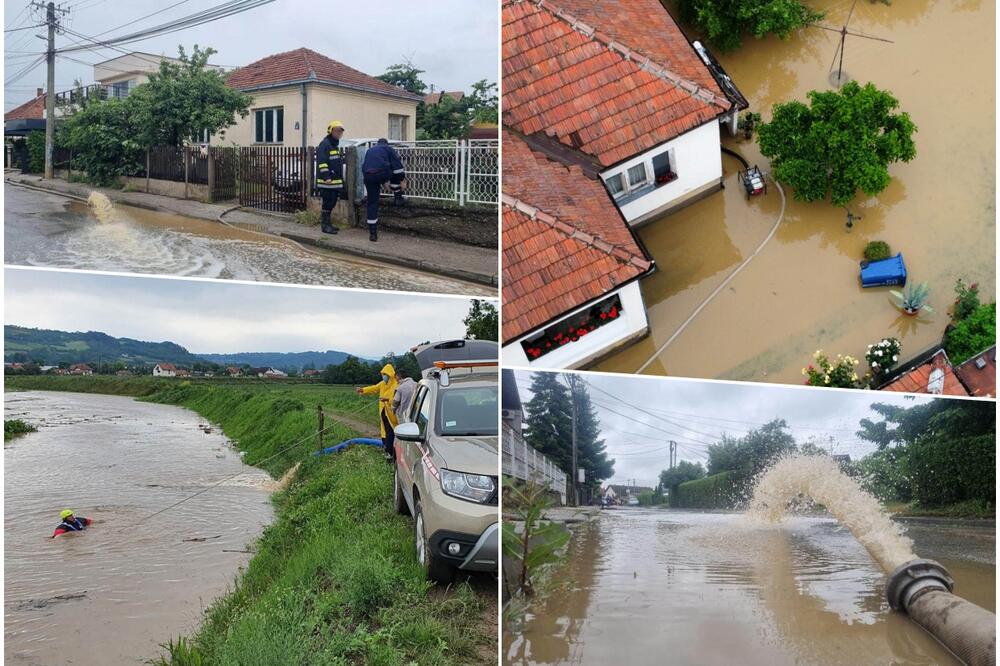 REKE TEKU ULICAMA: Kritično stanje u Čačku nakon nevremena, proglašena VANREDNA SITUACIJA, poplavljena dvorišta (FOTO)