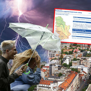 RHMZ ZOROM UPALIO SVE ALARME! Cela Srbija u opasnosti od nepogoda a ovaj