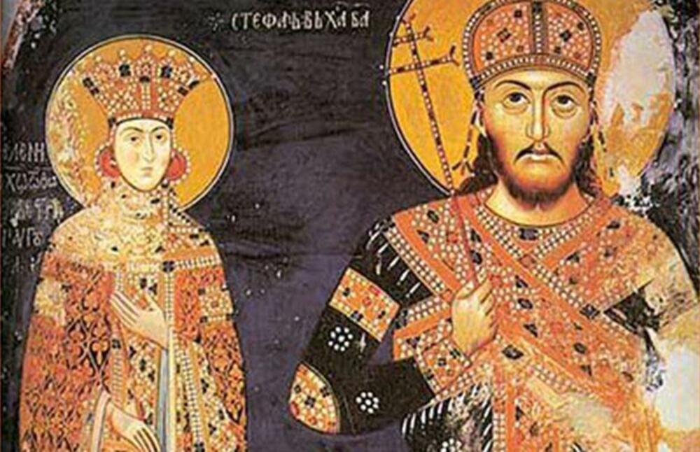 Car Dušan i carica Jelena