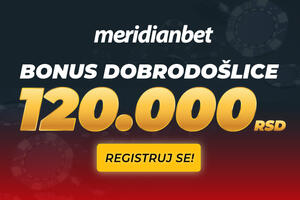 ERUPCIJA FANTASTIČNIH BONUSA! Registruj se i osvoji do 120.000 DINARA!