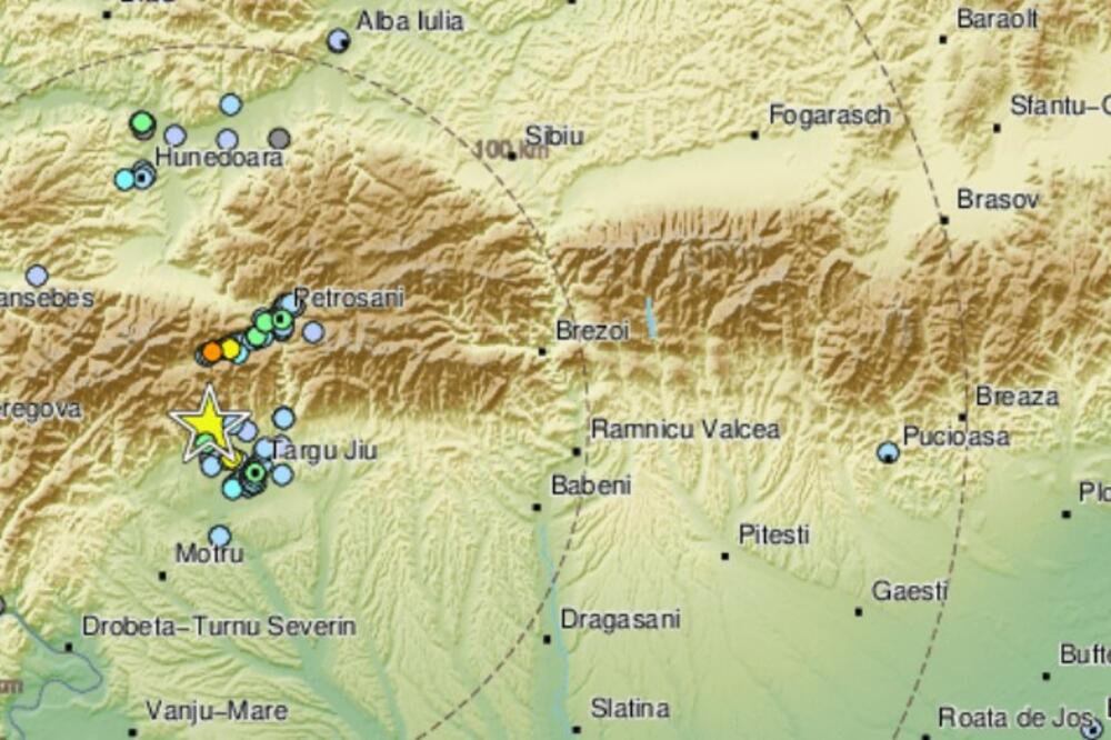 EPICENTAR SNAŽNOG ZEMLJOTRESA NA 100 KM OD KLADOVA! Istok Srbije osetio potres u Rumuniji