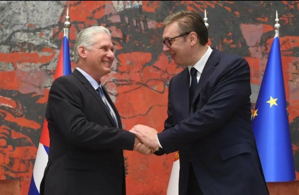 Migel Dijas Kanela Bermudes, Aleksandar Vučić, predsednik Kube