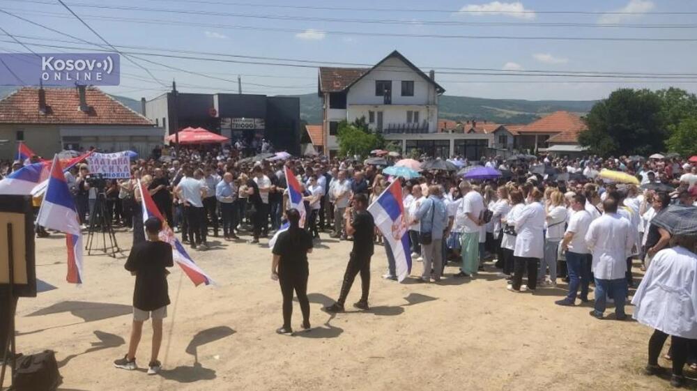 Kosovo, KiM, protest Srba, Ranilug