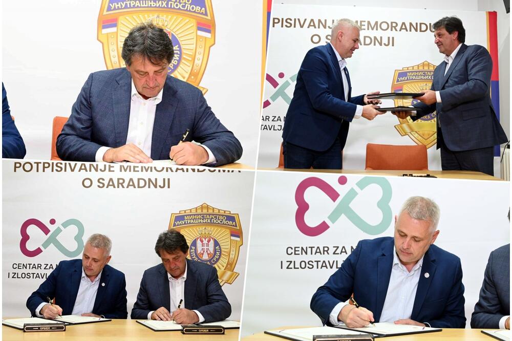MINISTAR GAŠIĆ: Potpisan Memorandum o saradnji sa predsednikom Centra za nestalu i zlostavljanu decu