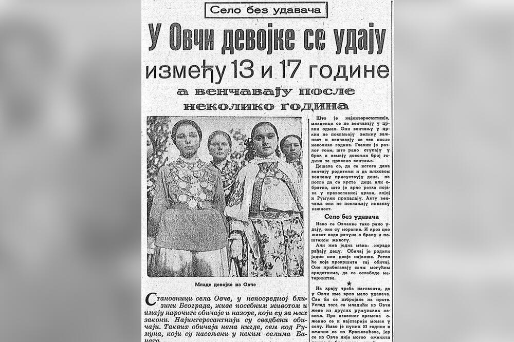 U OVČI DEVOJKE SE UDAJU IZMEĐU 13. I 17. GODINE I MORAJU DA RODE: Tekst iz 1939. godine otkriva kako je živela beogradska mladež!