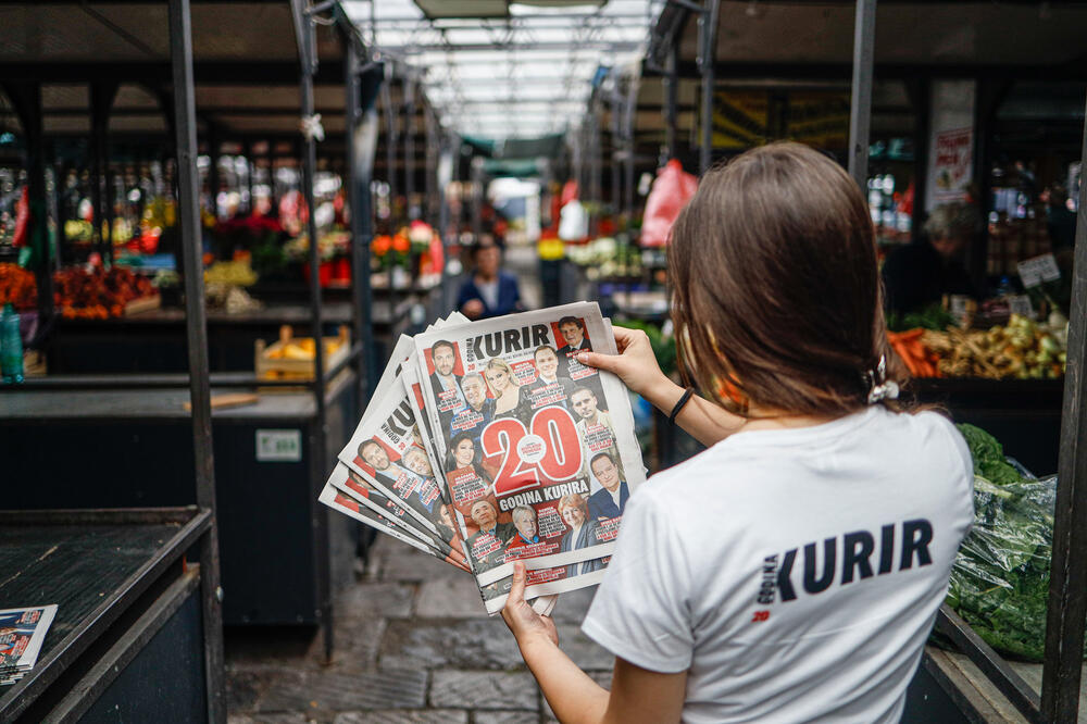 KURIR SLAVI 20.ROĐENDAN! Kompletan tiraž od 200.000 primeraka dnevnih novina danas poklanjamo građanima Srbije i regiona