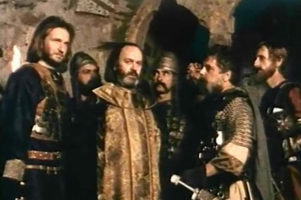 Miloš Žutić kao knez Lazar u filmu Boj na Kosovu
