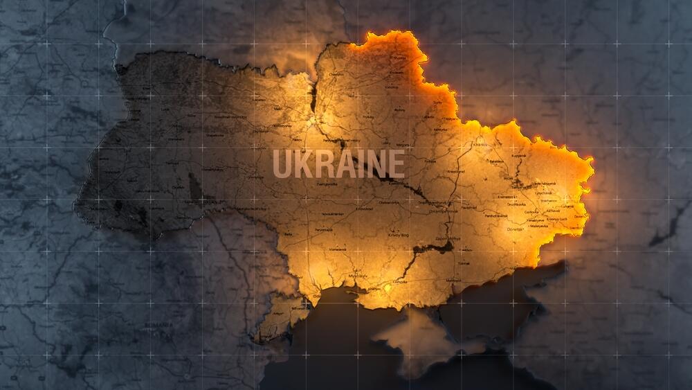 Ukrajina, Mapa Ukrajine