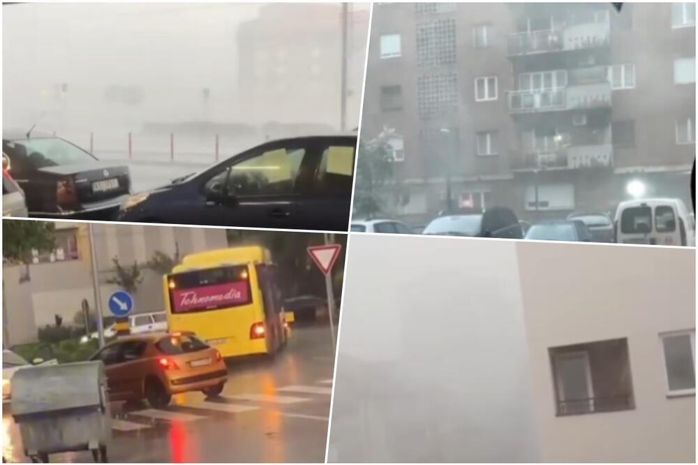 STRAHOVITO NEVREME TUTNJI CENTRALNOM SRBIJOM: U Kruševcu ispaljene protivgradne rakete! Sve se zabelilo, policija na ulicama VIDEO