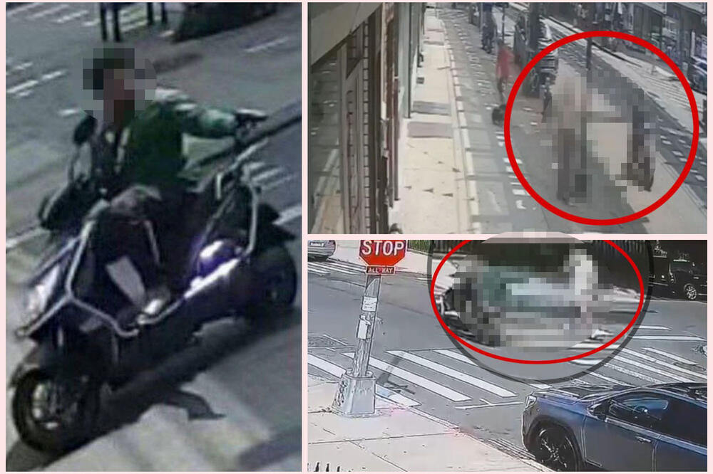 UZNEMIRUJUĆE: Snimci ubice koji se vozi skuterom po Njujorku i NASUMICE PUCA NA PEŠAKE (VIDEO)