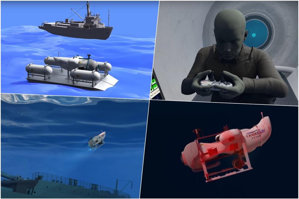DA LI SE OVO DESILO "TITANU"?Pogledajte 3D animaciju implozije podmornice koja je pregledana više od 6 miliona puta (VIDEO)