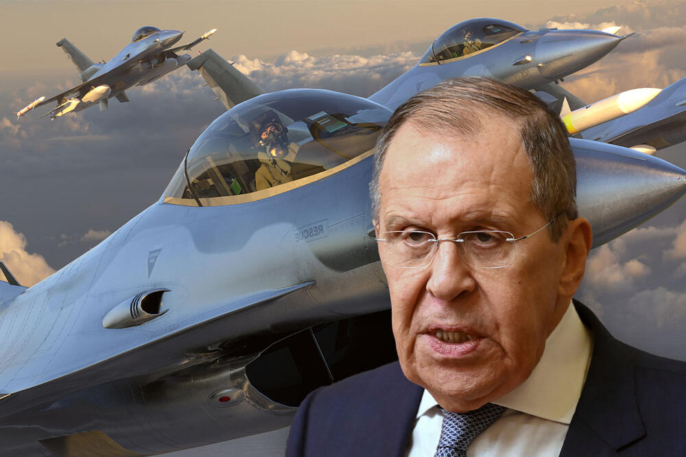"SLANJE F-16 UKRAJINI NUKLEARNA PRETNJA": Šef ruske diplomatije Lavrov o rizicima DIREKTNOG ORUŽANOG SUKOBA sa Zapadom (FOTO)