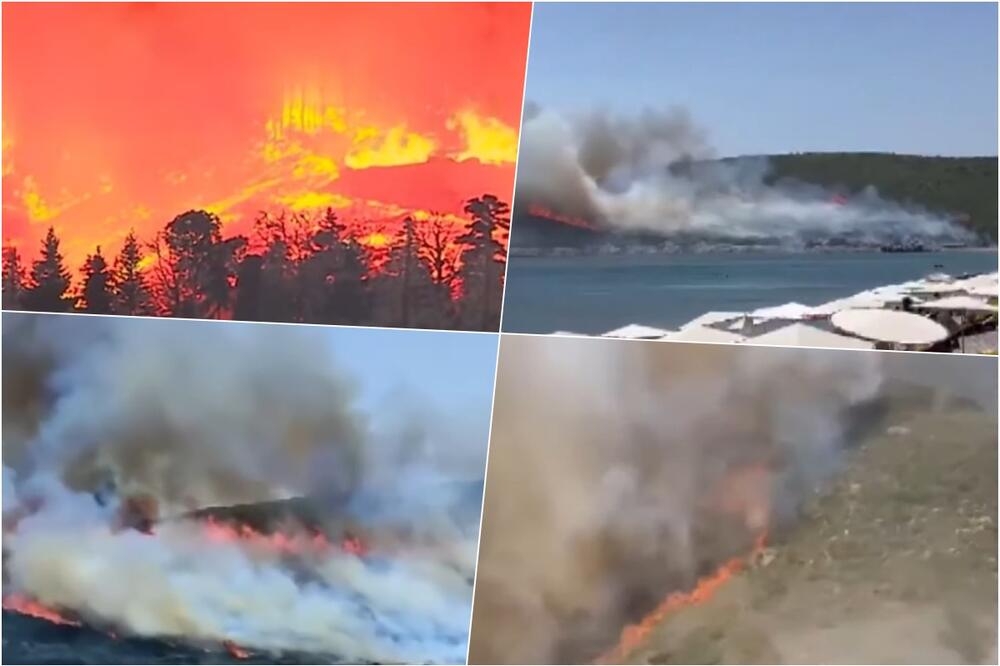 GORI OMILJENO LETOVATIŠTE SRBA U TURSKOJ: Buknuo požar u Bodrumu, UGROŽEN put ka aerodromu, evakuacija u toku! VIDEO
